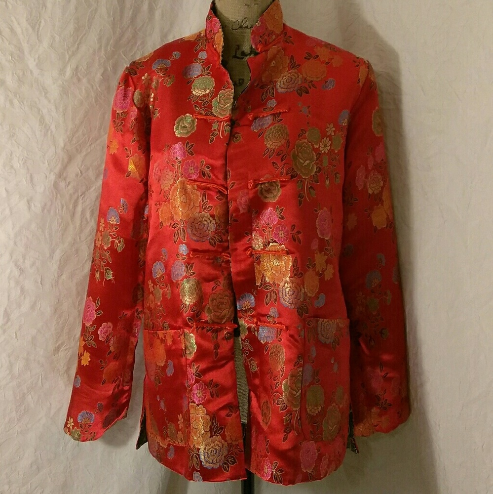 Vintage, Reversible Mandarin Jacket - image 3
